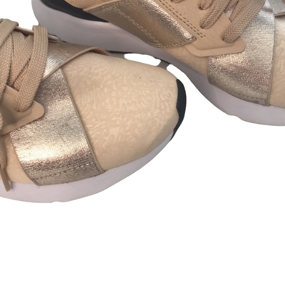 PUMA Muse Pink & Metallic Rose Gold Sneaker Running Shoes - Size 7.5 - Picture 7 of 12